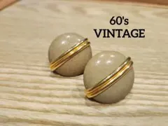 ①60's VINTAGE イヤリング　 　　　　　　ヴィンテージ　アンティーク