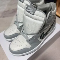 Dior Air Jordan 1 グレー/ホワイトのサムネイル