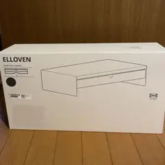 【新品未開封】IKEA ELLOVEN エロヴェン 引き出し付きモニター台 黒