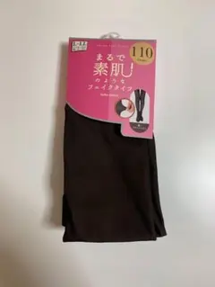 チュチュアンナ　フェイクタイツ　黒×ブルベ　110デニール ブラック 黒ブラック