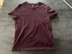 H&M 半袖Tシャツ ボルドー L 無地のサムネイル