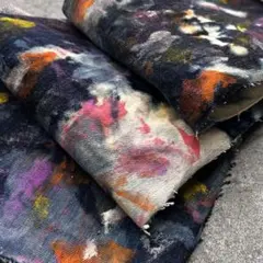 18 デニムペイント　ハギレ