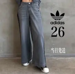 新品26】当日発送⭐️アディカラー デニム ADILENIUM パンツ　グレー