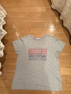 最終価格　ミラオーウェン　かすれプリントTシャツ グレー　美品