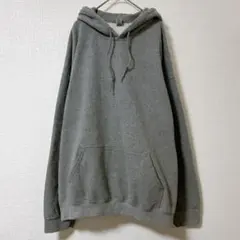 ギルダン パーカー プルオーバー フード 長袖 無地 ビッグサイズ XL 灰色のサムネイル