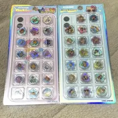 正規品 おはじきシール サンリオ　日焼けキティ 2種セット