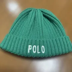 POLO ニット帽 グリーン　46-50cmのサムネイル