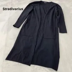 Stradivarius ストラディヴァリウス カーディガン 濃紺 ポケット付きのサムネイル