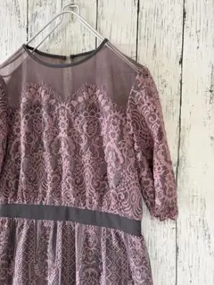 最終値下げ　ニコルホワイト　オケージョンロングドレス　パーティー　M 総刺繍