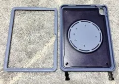 スタンド付きグレーiPadケース