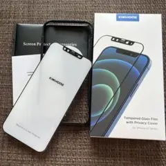 ☆iPhone12ProMax用液晶保護フィルム ウェブカメラカバー付き