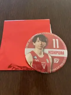千葉ジェッツ #11 西村文男選手 缶バッジ