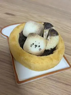 手作りスクイーズ　焼きマシュマロチョコタルト