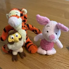 ディズニー くまのプーさん 仲間たち ぬいぐるみ ティガー・ピグレット・オウル