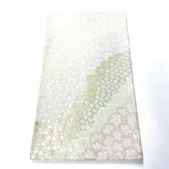 帯9591 ○川島織物謹製 高級 正絹 絽 夏帯 六通 袋帯 大華文 大花文