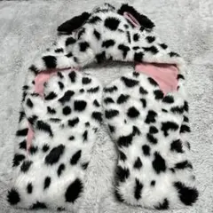 ディズニー　101匹わんちゃんダルメシアン　ファンキャップマフラー