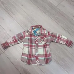 F.O.KIDS チェック柄長袖シャツ リバーシブル