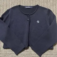 ファミリア familiar ボレロ 羽織り カーディガン ネイビー 110