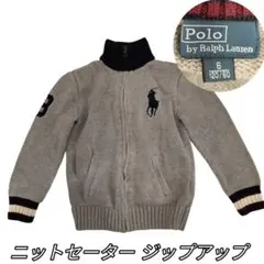 1007 Polo by Ralph Lauren ニットセーター ジップアップ