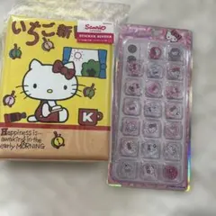 サンリオ　ハローキティ　いちご新聞　シール帳　ギャルキティ　おはじきシール