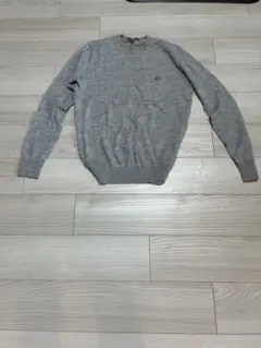 LACOSTE グレー クルーネックセーター US L