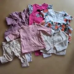 ベビー服まとめ売り(70cm)mikihouse,Combiminiなど9点