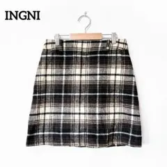 INGNI イング【M】台形ミニスカート チェック柄 カジュアル 大人可愛い