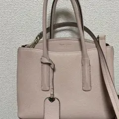 ケイトスペード　ピンクレザーショルダーバッグ