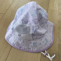 matterways 薄紫色 貝殻柄ハット 52cm