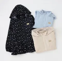 プティマイン　フリルウィンドブレーカー　パーカー　チェリー柄　130