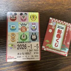 東京ディズニーリゾートパス　新春おみくじ
