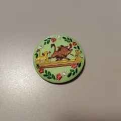 ディズニー刺繍缶バッジ　ライオンキング