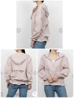 adidas パーカー JM レディースM相当 ベージュ