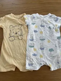 [H&M]プーさんロンパース2点セット　74cm