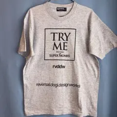 reversal rvddw Tシャツ TRY ME グレー Lサイズのサムネイル