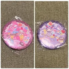 サンリオ　キラキラBIG缶バッジ