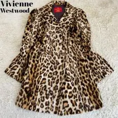 廃盤激レアvivienne westwood レオパード豹柄ボアコート