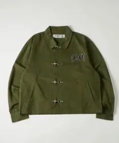 完売品タグ付【フーズフーギャラリー】サワークリーム　ファイヤーマンシャツブルゾンのサムネイル