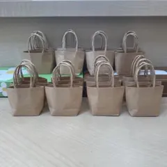 ミニ紙袋　ハンドメイド　クラフト紙