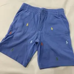 POLOラルフローレン　ポロ刺繍 ブルー ハーフパンツ　カラフルポロ　6