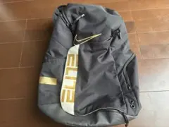 ※訳あり説明文要確認　Nike Elite バスケットボールバッグ 黒/金