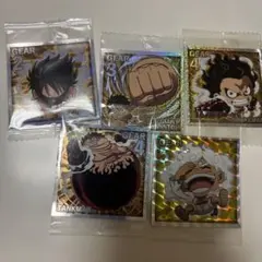 ルフィ ワンピースウェハースシール 5枚セット