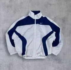 Nike ジップアップジャケット ホワイト/ネイビー