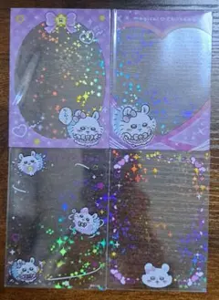 まじかるちいかわ ミニフォトが入るサイズのクリアスリーブ モモンガ