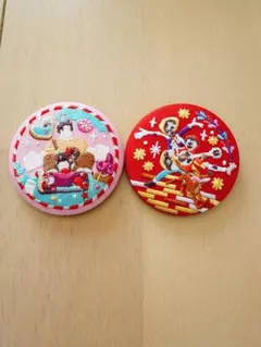 Disney 刺繍缶バッジ　リメンバーミー