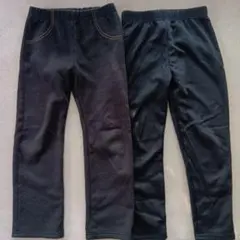 黒パンツ 120 2枚セット