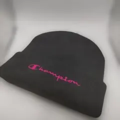 ◆3527 チャンピオン　ニット　キャップ　ブラック