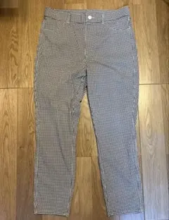 UNIQLO ウルトラストレッチ ハイライズプリント クロップドレギンスパンツ