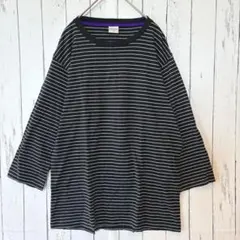 BLUE LABEL ユナイテッドアローズ　ロンT ボーダー　カットソー　M