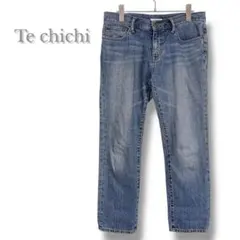 テチチ　Te chichi デニムパンツ　Lサイズ　ライトブルー　コットン100のサムネイル